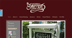 Desktop Screenshot of garrettfuneralhomeinc.com